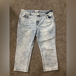 Lane Bryant Light Wash Straight Leg Jeans